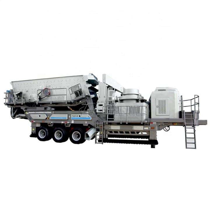 Mobile Stone Crushing Station Machine